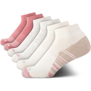 image:imageNautica Womens Quarter Socks Moisture Wicking Cushion Athletic Socks 6 PackOatmeal Logo