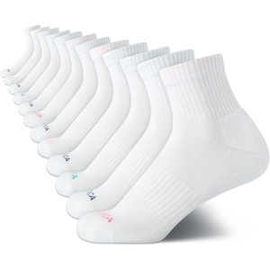 image:imageNautica Womens Quarter Socks Moisture Wicking Cushioned Socks 12 PackHigh Quarter White