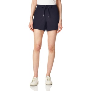 image:imageNautica Womens Standard Solid 45 Core Stretch Quick Dry Board Short Swimsuit Bottom Adjustable Drawstring Waistband CordDeep Sea