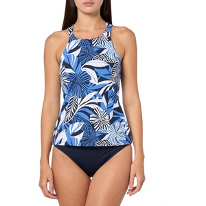 image:imageNautica Womens Tankini Swimsuit Set QuickDry UPF Bathing Suit Top Swim Beach Pool Resort WearBlue