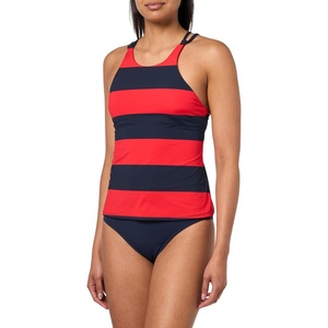 image:imageNautica Womens Tankini Swimsuit Set QuickDry UPF Bathing Suit Top Swim Beach Pool Resort WearRed Indigo