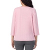 image:imageNautica 100 Cotton 34 Sleeve Pajama Shirt Sleep amp Lounge PJ Top for WomenHeather Rose
