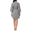 image:imageNautica 100 Cotton 34 Sleeve Short Robes Kimono Bathrobe for WomenHeather Grey