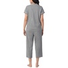 image:imageNautica 100 Cotton Matching 2 Piece Button Down Pajamas for Women SetHeather Grey