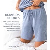 image:imageNautica 100 Cotton Pajama Bermuda Shorts Sleep amp Lounge PJ Bottoms WomenEggplant