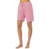 image:imageNautica 100 Cotton Pajama Bermuda Shorts Sleep amp Lounge PJ Bottoms WomenHeather Pink