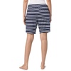 image:imageNautica 100 Cotton Pajama Bermuda Shorts Sleep amp Lounge PJ Bottoms WomenNavy Stripe
