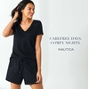 image:imageNautica 100 Cotton Pajama Boxer Shorts Sleep amp Lounge PJ Bottoms WomenHeather Grey