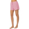 image:imageNautica 100 Cotton Pajama Boxer Shorts Sleep amp Lounge PJ Bottoms WomenHeather Pink