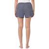 image:imageNautica 100 Cotton Pajama Boxer Shorts Sleep amp Lounge PJ Bottoms WomenNavy Stripe