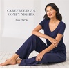 image:imageNautica 100 Cotton Pajama Pants Sleep amp Lounge PJ Bottoms for WomenNavy Stripe
