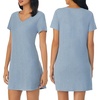 image:imageNautica 100 Cotton Pajama Tshirt Dress Night Shirt Nightgowns for WomenHeather Blue