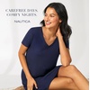 image:imageNautica 100 Cotton Pajama Tshirt Dress Night Shirt Nightgowns for WomenHeather Grey