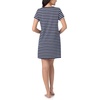image:imageNautica 100 Cotton Pajama Tshirt Dress Night Shirt Nightgowns for WomenNavy Stripe