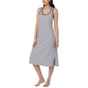 image:imageNautica 100 Cotton Sleeveless Racerback Nightgowns Sleep Dress for WomenWhite Stripe