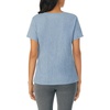 image:imageNautica 100 Cotton VNeck Pajama TShirts Sleep amp Lounge PJ Tops for WomenHeather Blue