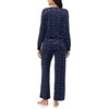 image:imageNautica Long Sleeve Henley Shirt Soft amp Silky Fleece Pajamas for Women SetNavy Dots
