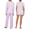 image:imageNautica Matching 2 amp 4 Piece Pajamas for Women Set  Mix amp Match OptionsLilac Stripe