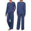 image:imageNautica Matching 2 amp 4 Piece Pajamas for Women Set  Mix amp Match OptionsNavy