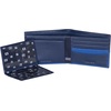 image:imageNautica Mens Bifold Leather Wallet  RFID Blocking  ID Window  Card Slots  Organization  Durable  StylishCobalt Blue
