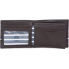 image:imageNautica Mens Bifold Leather Wallet  RFID Blocking  ID Window  Card Slots  Organization  Durable  StylishLogo Ribbon  Brown