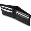 image:imageNautica Mens Bifold Leather Wallet  RFID Blocking  ID Window  Card Slots  Organization  Durable  StylishPerforated  Black
