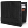 image:imageNautica Mens Bifold Leather Wallet  RFID Blocking  ID Window  Card Slots  Organization  Durable  StylishPerforated  Black