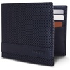 image:imageNautica Mens Bifold Leather Wallet  RFID Blocking  ID Window  Card Slots  Organization  Durable  StylishPerforated  Navy