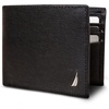 image:imageNautica Mens Bifold Leather Wallet  RFID Blocking  ID Window  Card Slots  Organization  Durable  StylishSaffiano  Black