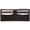 image:imageNautica Mens Bifold Leather Wallet  RFID Blocking  ID Window  Card Slots  Organization  Durable  StylishSaffiano  Black