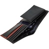 image:imageNautica Mens Bifold Leather Wallet  RFID Blocking  ID Window  Card Slots  Organization  Durable  StylishTwo Tone  BlackCognac