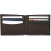 image:imageNautica Mens Bifold Leather Wallet  RFID Blocking  ID Window  Card Slots  Organization  Durable  Stylishmbroidered Sail  Brown