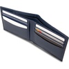 image:imageNautica Mens Bifold Leather Wallet  RFID Blocking  ID Window  Card Slots  Organization  Durable  Stylishmbroidered Sail  Navy