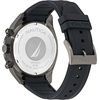 image:imageNautica Mens NCT Blue Sail Chronograph WatchBlack SiliconeBlackBlack