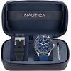 image:imageNautica Mens NCT Windrose 46mm WatchBlueBlackBlueSilver