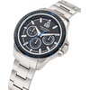 image:imageNautica Mens NCT Windrose 46mm WatchSilverBlackSilver