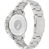 image:imageNautica Mens NCT Windrose 46mm WatchSilverBlackSilver