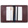 image:imageNautica Mens Slim Wallet  Card Case  RFID Blocking  ID Window  Minimalist  Lightweight  Genuine LeatherPerforated  Zinfandel