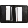 image:imageNautica Mens Slim Wallet  Card Case  RFID Blocking  ID Window  Minimalist  Lightweight  Genuine LeatherSaffiano  Black