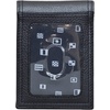 image:imageNautica Mens Slim Wallet  Card Case  RFID Blocking  ID Window  Minimalist  Lightweight  Genuine LeatherTwo Tone  BlackGrey