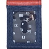 image:imageNautica Mens Slim Wallet  Card Case  RFID Blocking  ID Window  Minimalist  Lightweight  Genuine LeatherTwo Tone  NavyRed