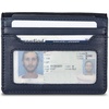 image:imageNautica Mens Slim Wallet  Card Case  RFID Blocking  ID Window  Minimalist  Lightweight  Genuine Leathermbroidered Sail  Navy