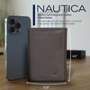 image:imageNautica Mens Trifold Wallet  RFID Blocking Protection  ID Window  Card Slots  Genuine Leather  DurableEmbossed Leather  Black