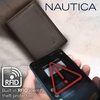 image:imageNautica Mens Trifold Wallet  RFID Blocking Protection  ID Window  Card Slots  Genuine Leather  DurableEmbossed Leather  Brown