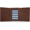 image:imageNautica Mens Trifold Wallet  RFID Blocking Protection  ID Window  Card Slots  Genuine Leather  DurableEnameled Logo  Brown