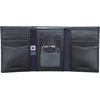 image:imageNautica Mens Trifold Wallet  RFID Blocking Protection  ID Window  Card Slots  Genuine Leather  DurablePop Color  BlackGrey