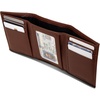 image:imageNautica Mens Trifold Wallet  RFID Blocking Protection  ID Window  Card Slots  Genuine Leather  DurablePop Color Tab  Tan