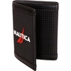 image:imageNautica Mens Trifold Wallet  RFID Blocking Protection  ID Window  Card Slots  Genuine Leather  DurableRubberLeather  Black
