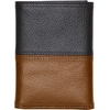 image:imageNautica Mens Trifold Wallet  RFID Blocking Protection  ID Window  Card Slots  Genuine Leather  DurableTwo Tone  BlackCognac