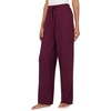 image:imageNautica Relaxed Wide Leg Sweater Knit Pajama Pants  Pajamas for WomenBurgundy